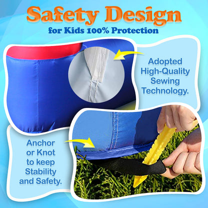 SereneLife Inflatable Bounce House with Slide