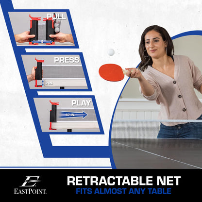 EastPoint Sports Table Tennis Net & Paddle Set