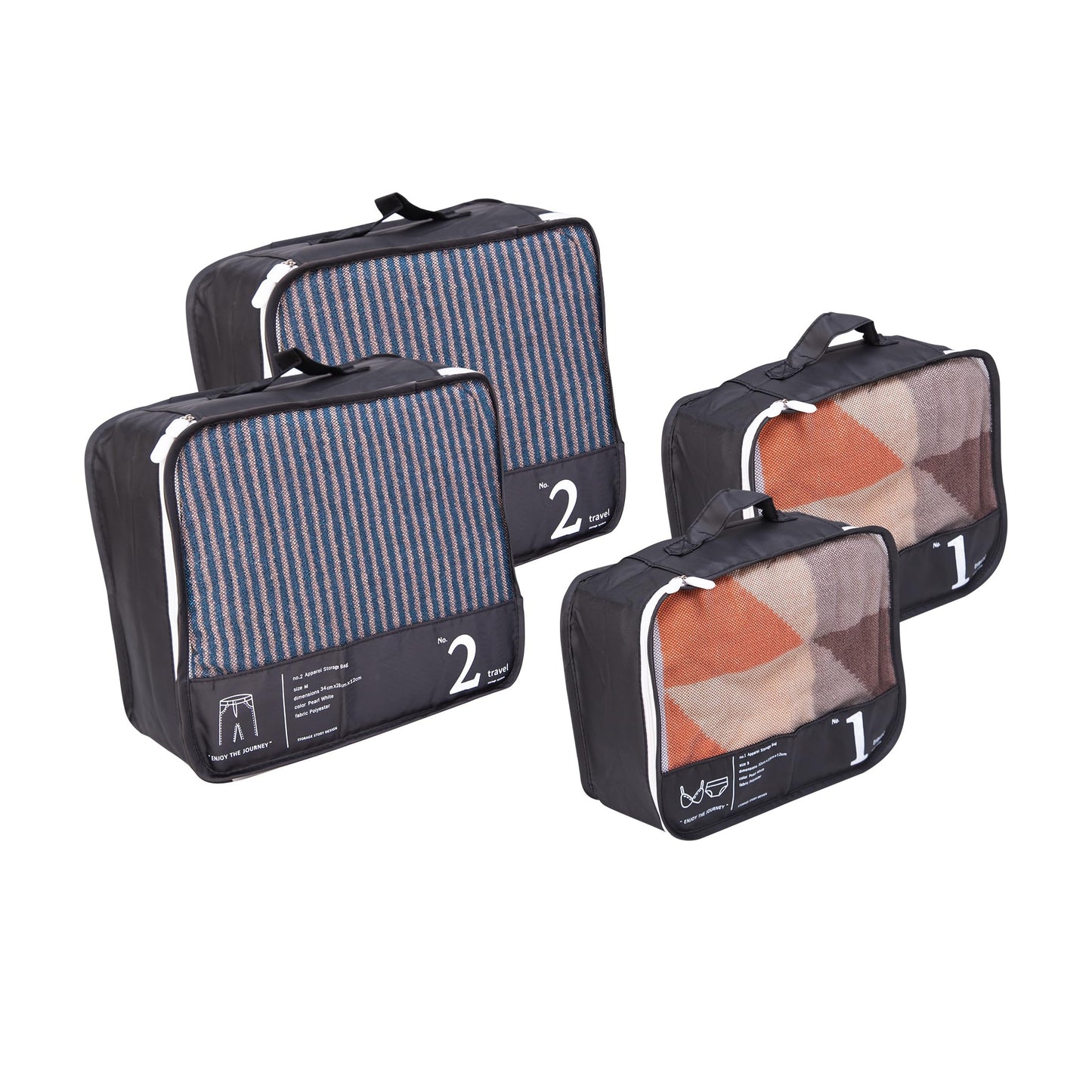 Packing Cubes Set for Travel Luggage Organizer