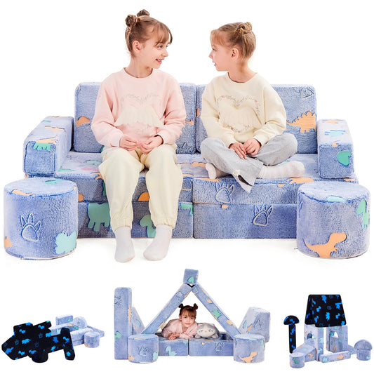 Modular Kids Play Couch - Convertible Foam Sofa