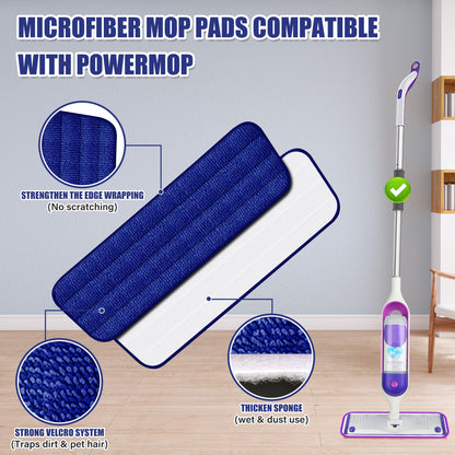 Microfiber Spray Mop with 3 Reusable Pads