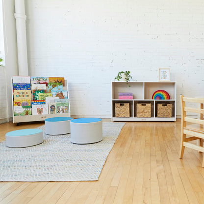 3-Piece ECR4Kids SoftZone Stump Stool Set