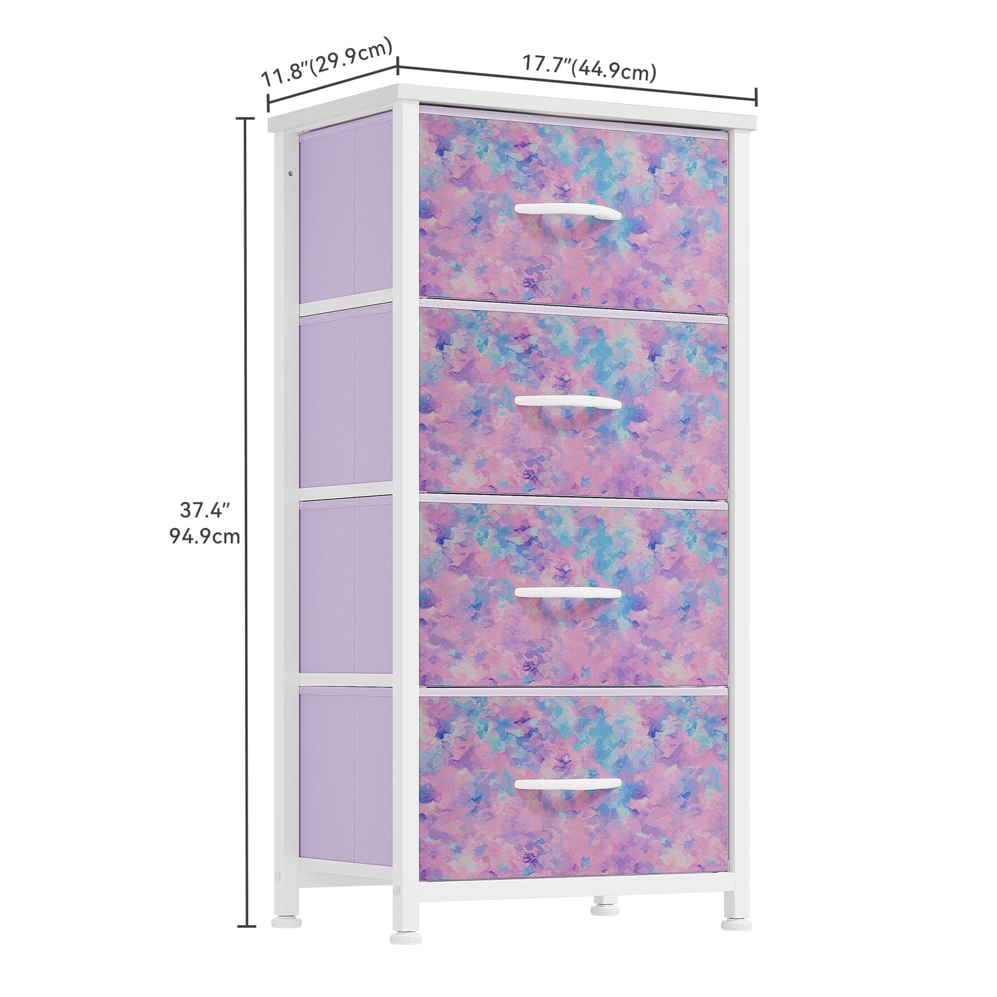 4-Drawer Dresser Storage Tower by DWVO