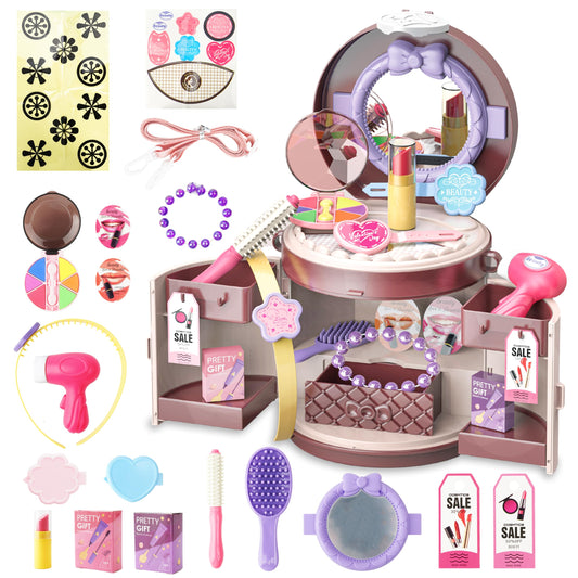 Kids Pretend Makeup Set for Girls Ages 3-8