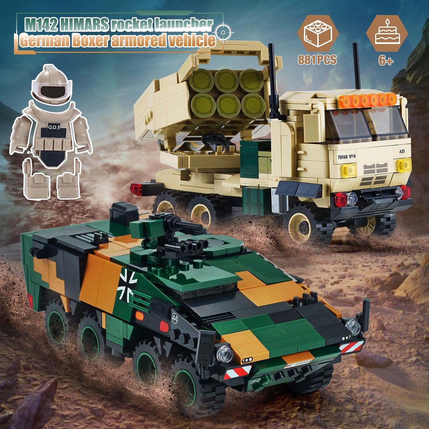 WW2 Military Building Sets for Lego Models