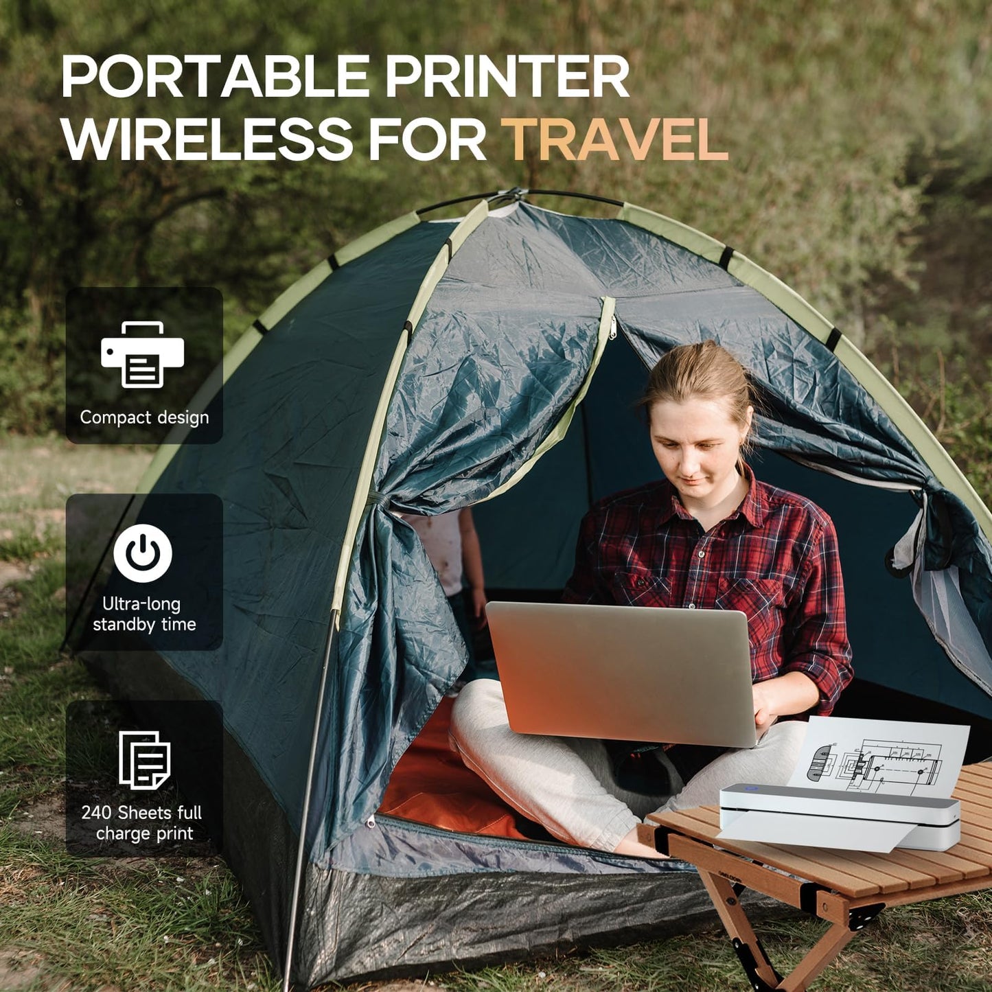 iDPRT Wireless Thermal Portable Printer for Travel