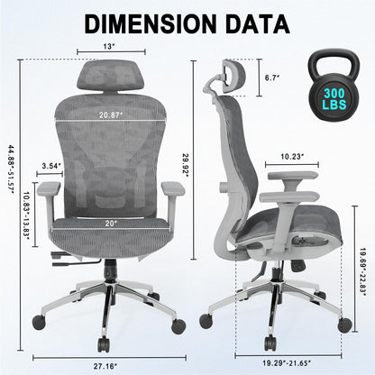 Ergonomic Big and Tall Office Chair with Support