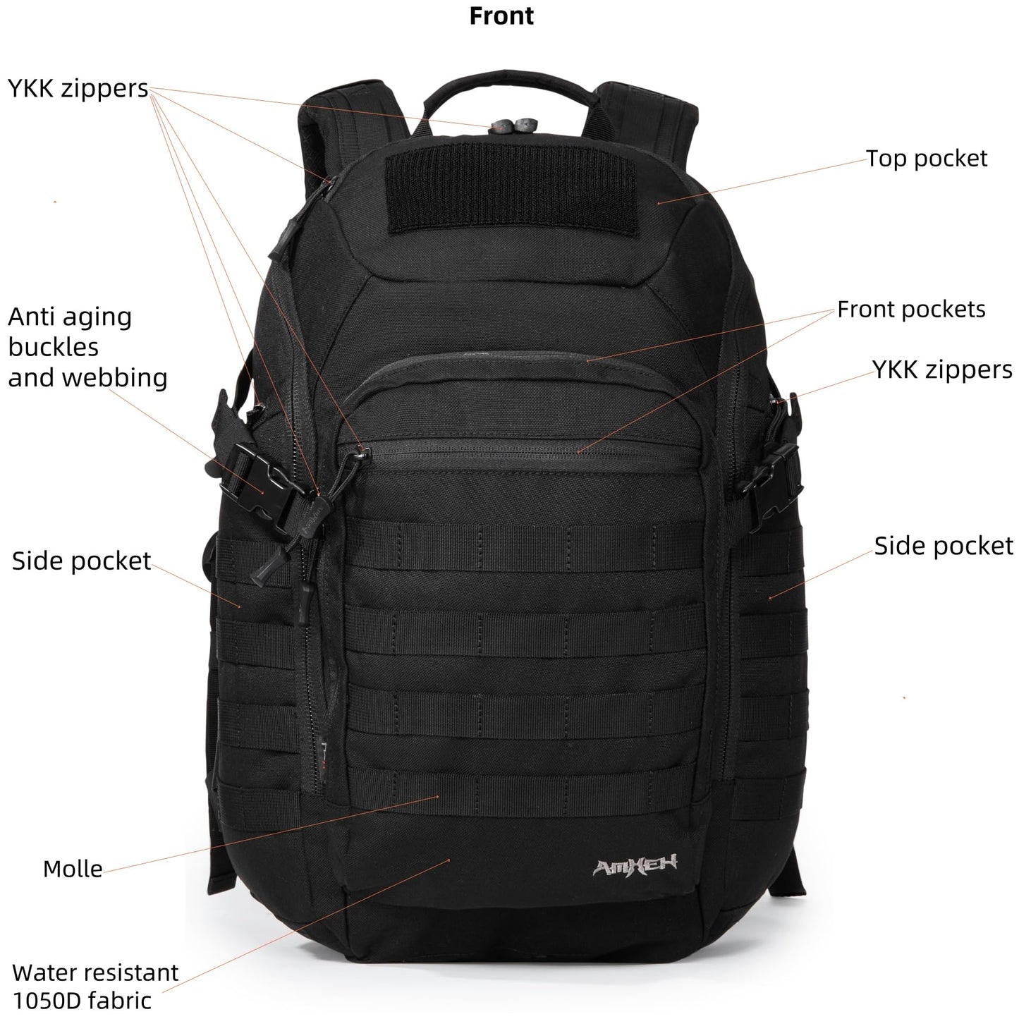 Tactical Military Molle Backpack 32L