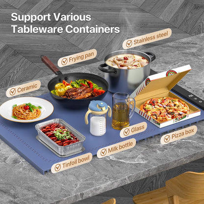 Electric Warming Tray with 3 Temperature Settings