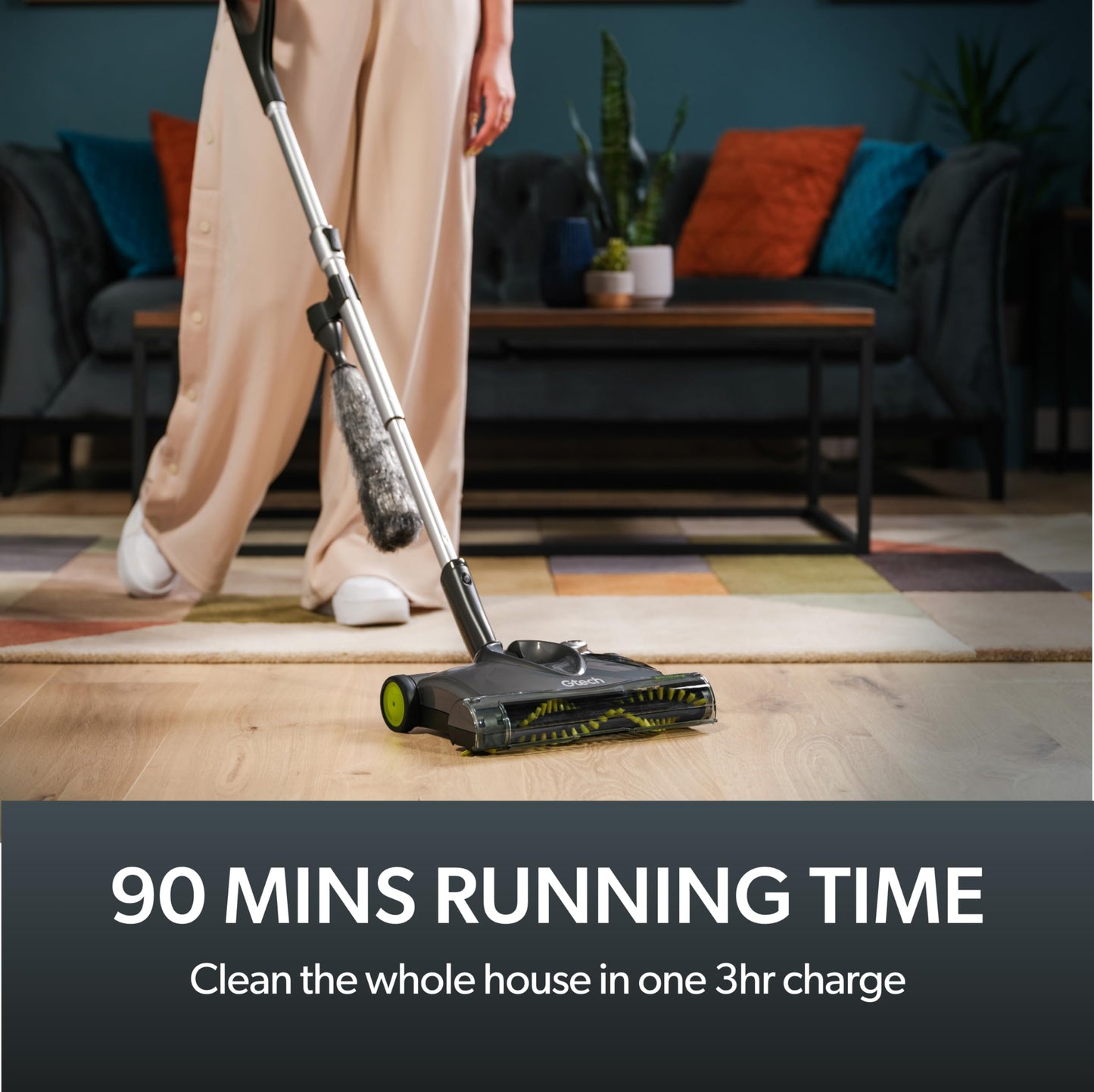 Gtech Cordless Vacuum Sweeper for Carpet & Floors