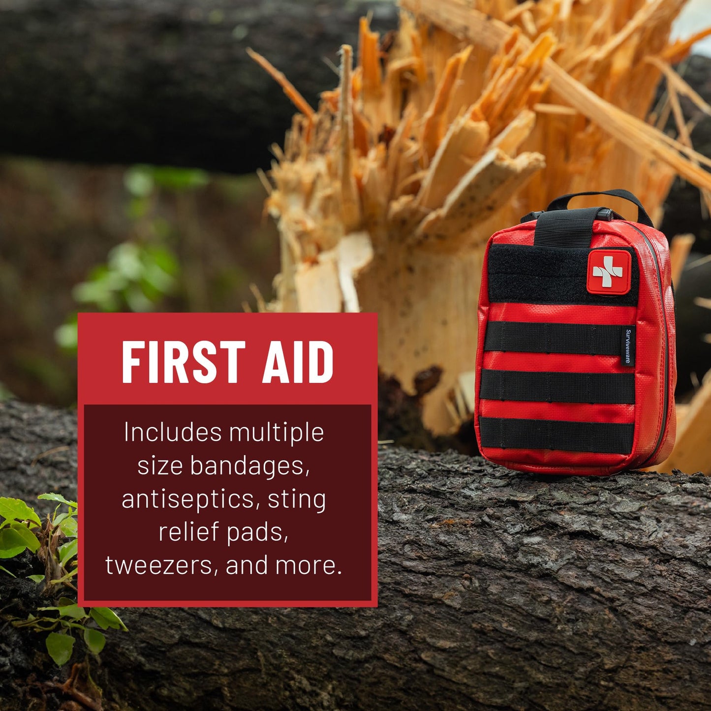 Surviveware 200-Piece Waterproof First Aid Kit