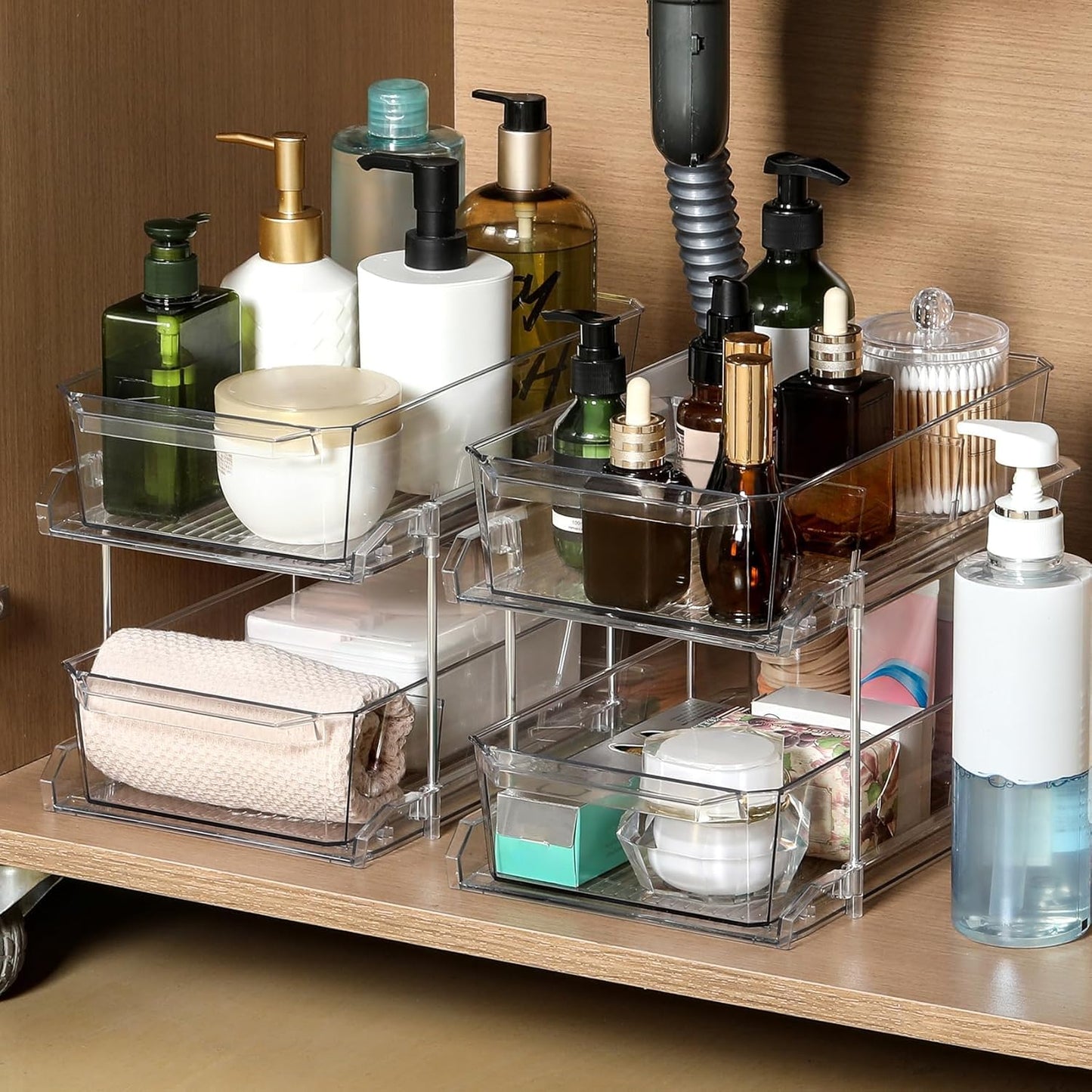 2-Tier Organizer for Kitchen & Bathroom Storage