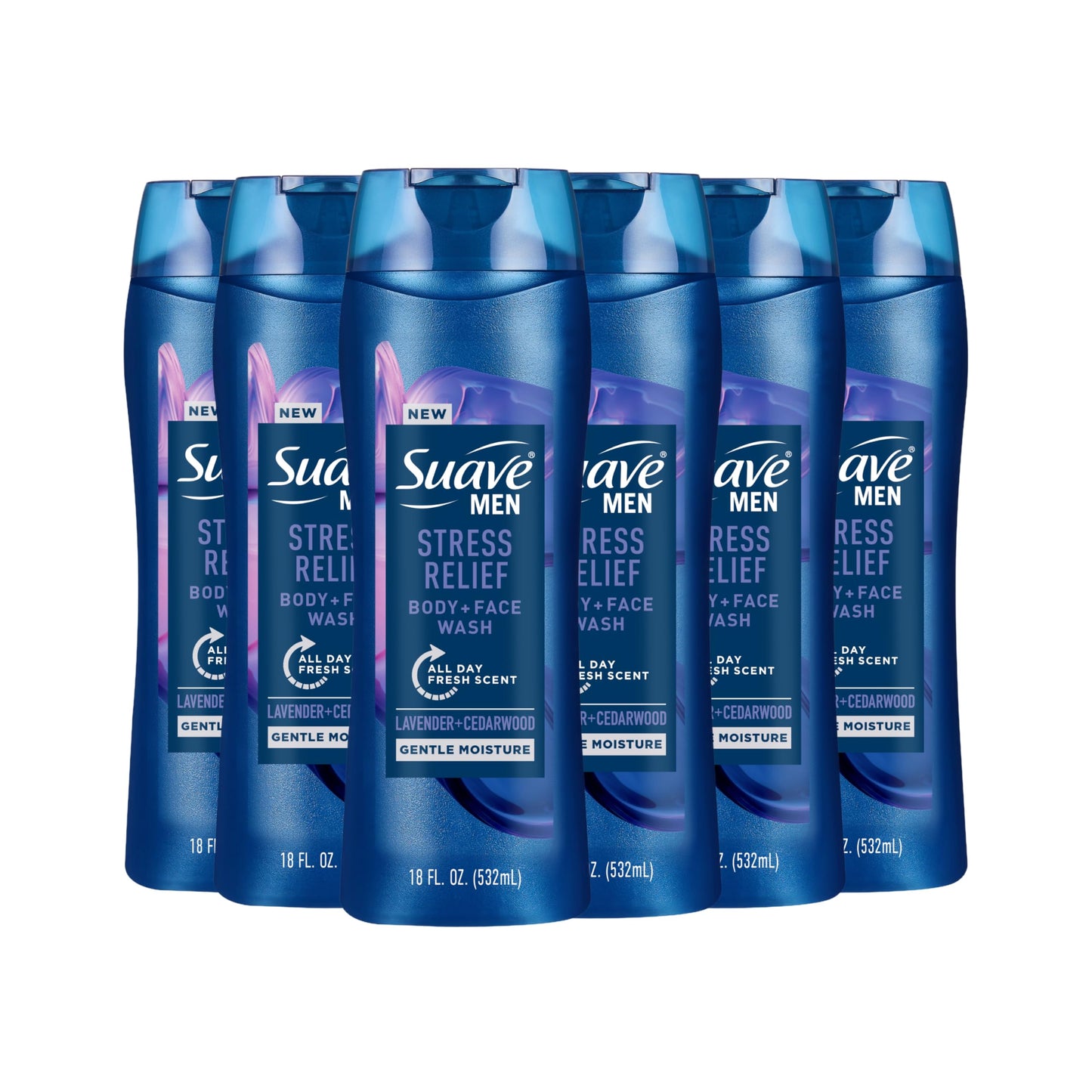 18 oz Suave Stress Relief Body Wash Pack