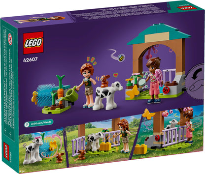 LEGO Friends Autumn’s Baby Cow Shed Farm Animal Toy Playset with 2 Mini-Dolls, Calf and Bunny Figures, Gift for Girls and Boys Ages 5 Years Old and Up, 42607