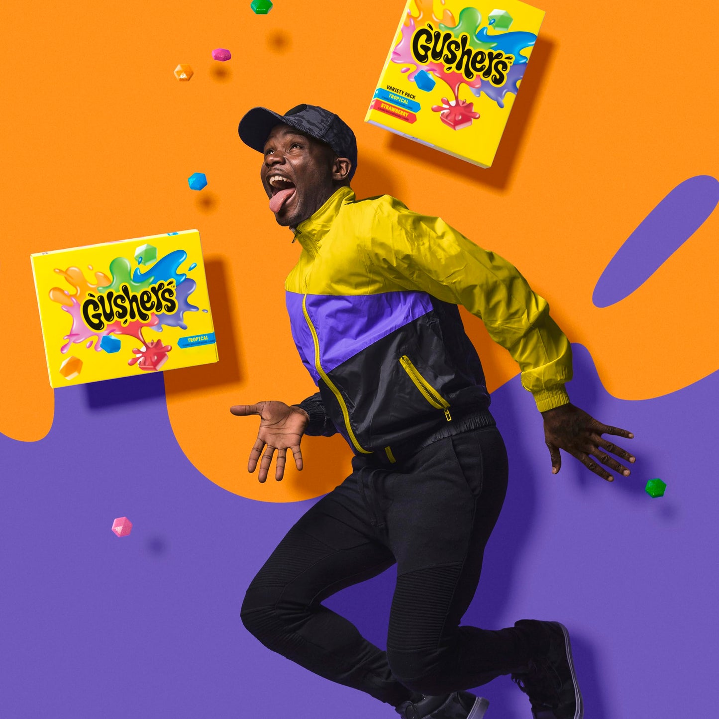 Gushers Tropical Fruit Snacks, 6 Pouches, 4.8 oz