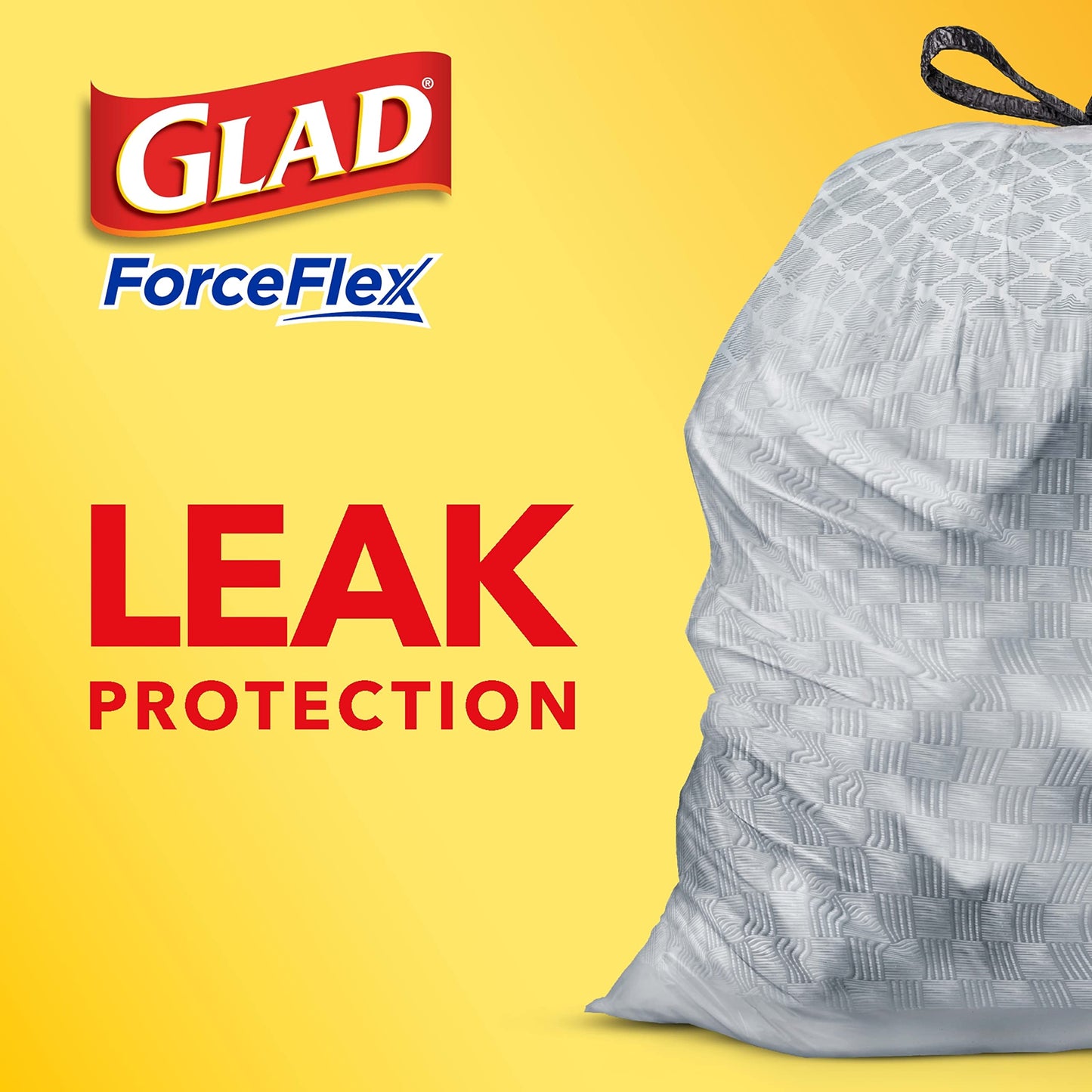 40 Count Glad ForceFlex Kitchen Trash Bags