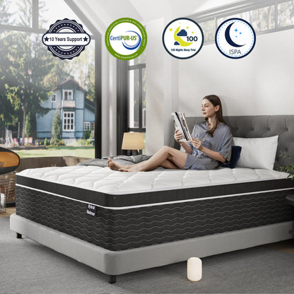 12-Inch Full Hybrid Mattress with Gel Foam