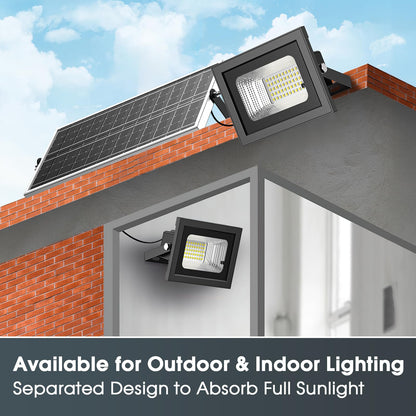 Solar Flood Lights with Remote - 2 Pack
