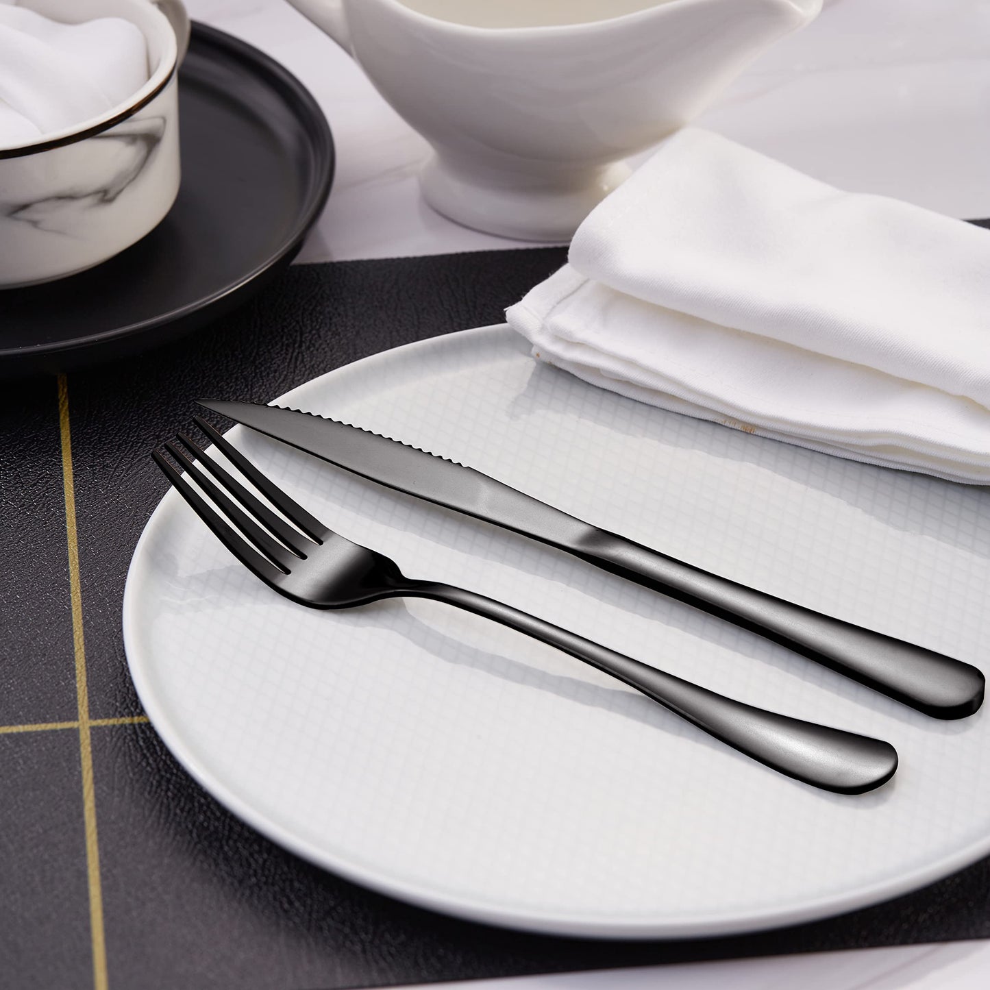 12-Piece Stainless Steel Steak Knife Set
