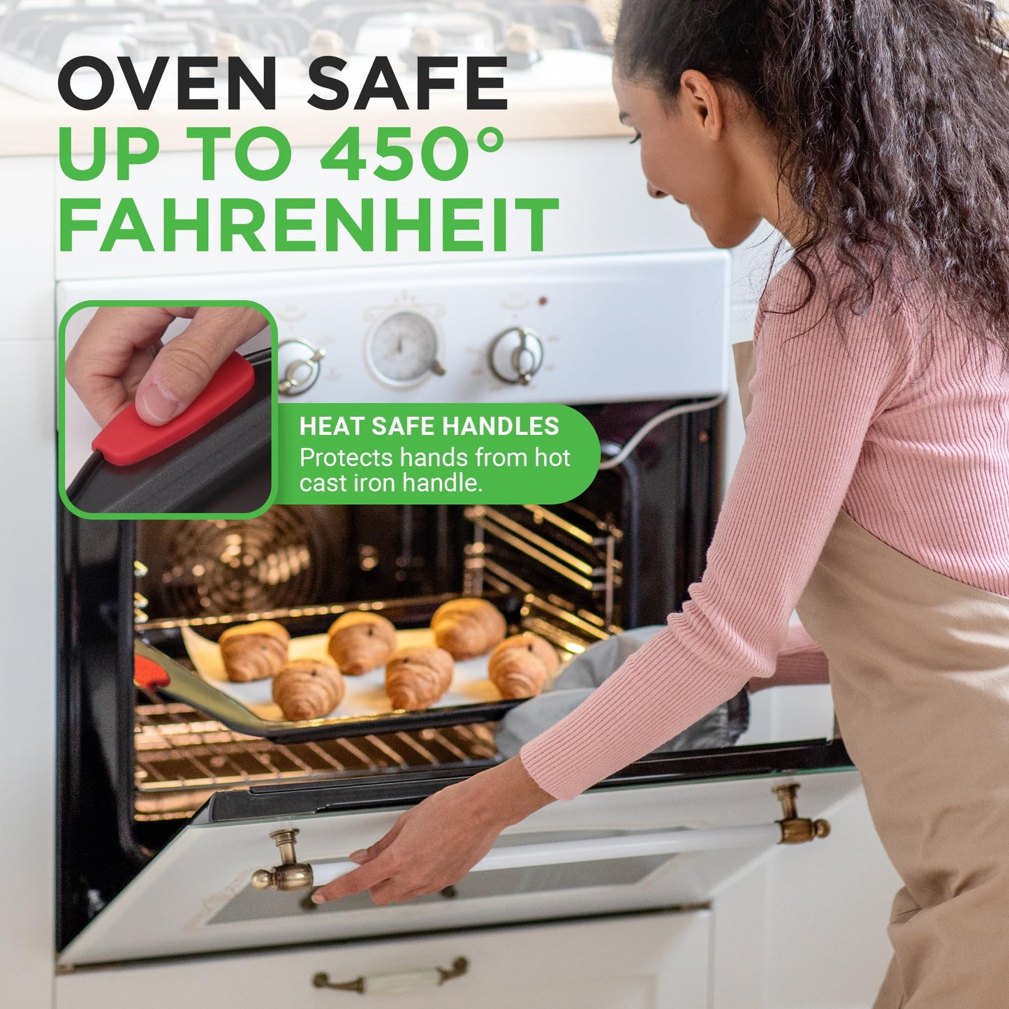 NutriChef 3-Piece Nonstick Baking Pan Set