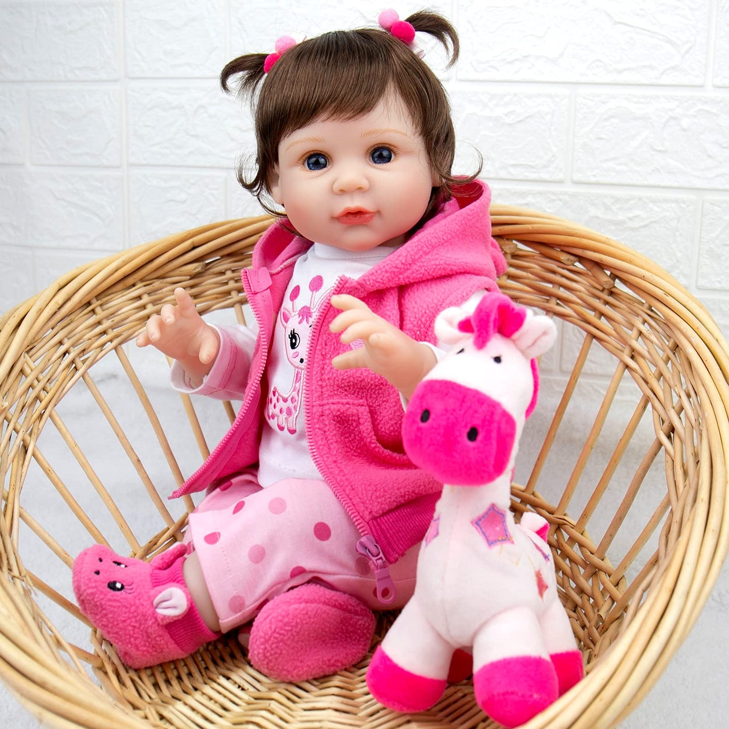 Reborn Baby Doll 22 Inch Soft Body Girl