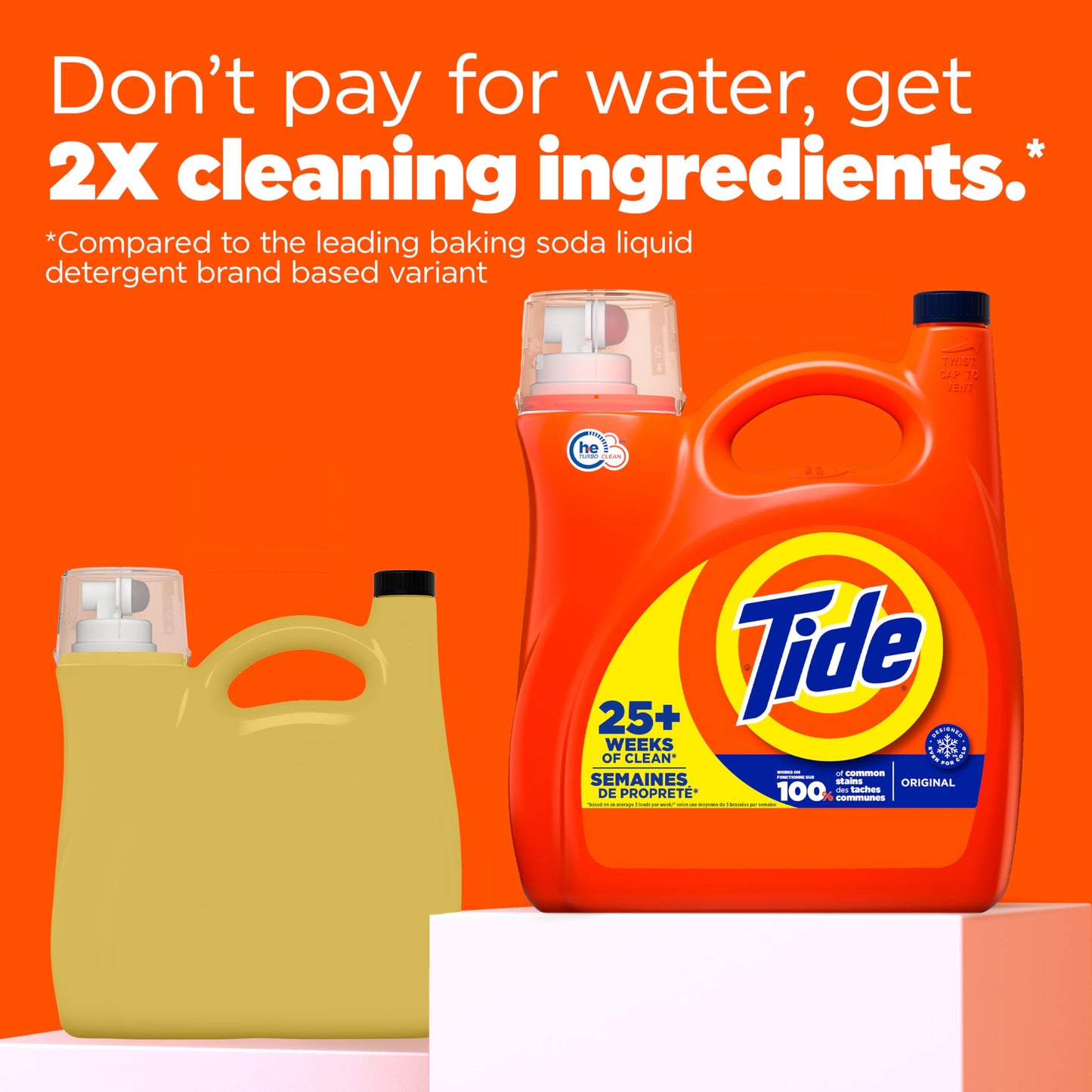 132 fl oz Tide Liquid Laundry Detergent, Original Scent, 100 Loads
