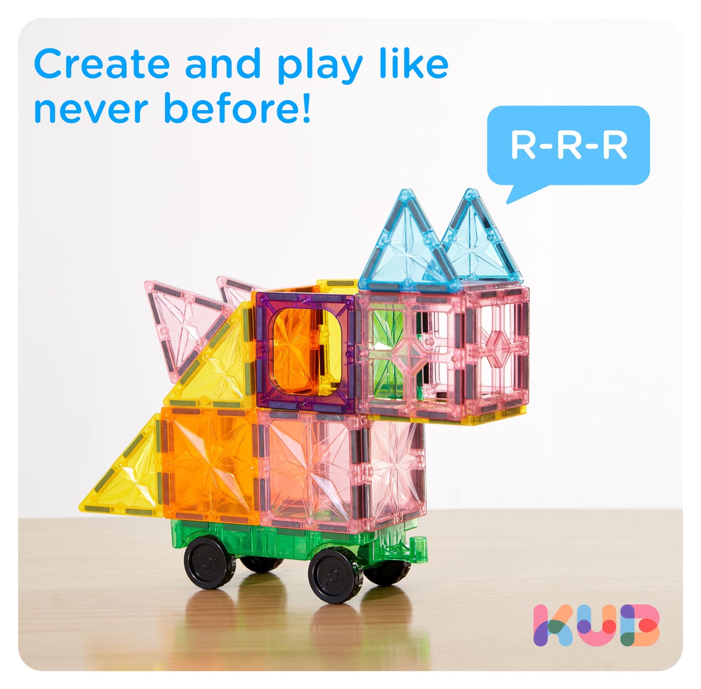 Magnetic Building Tiles Set for Kids 3D