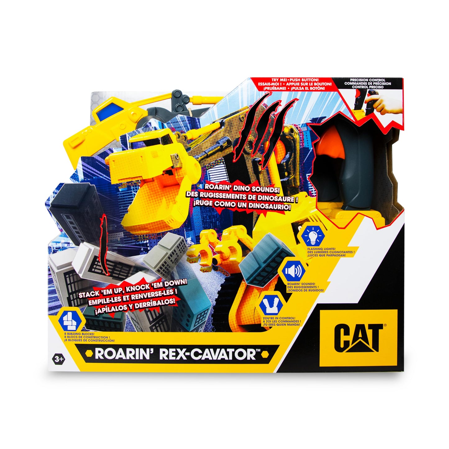 CAT Roaring Rex-Cavator Toy with Light & Sound