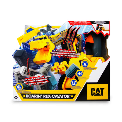 CAT Roaring Rex-Cavator Toy with Light & Sound