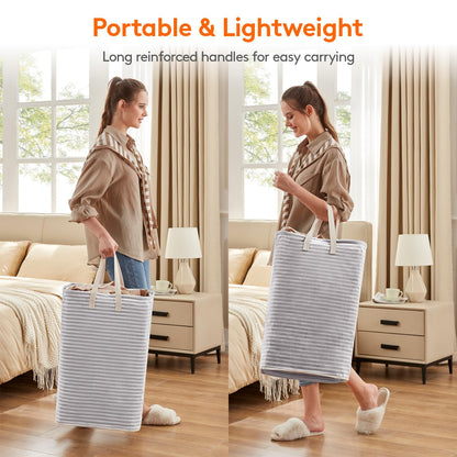 2 Pack Lifewit Large Laundry Hampers with Handles
