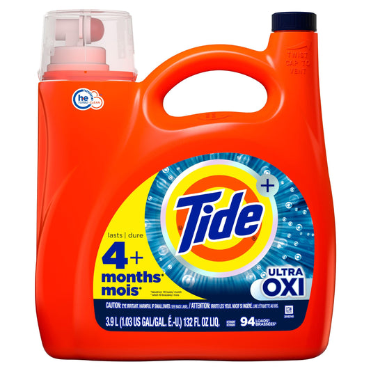 Tide Ultra OXI Liquid Laundry Detergent 94 Loads