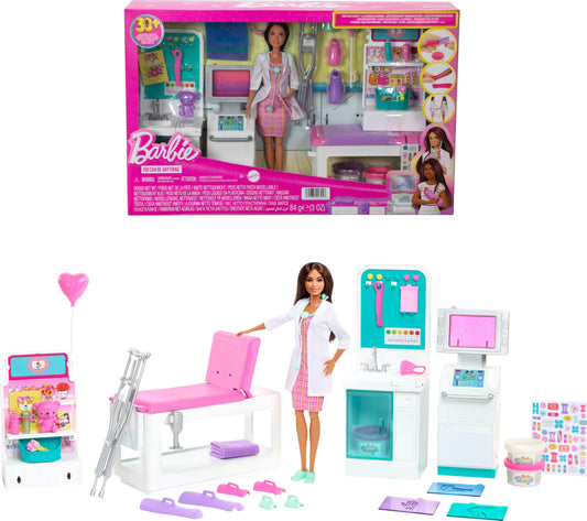 Barbie Fast Cast Clinic Playset with Doctor Doll