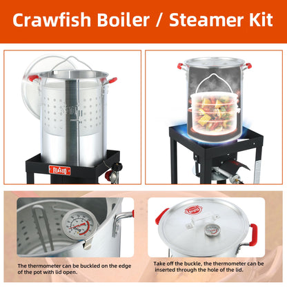30QT 50,000 BTU Fryer with Propane Burner.