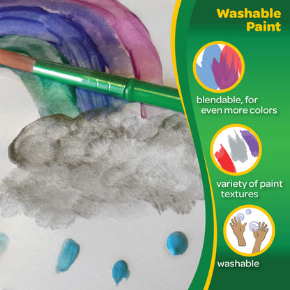 Crayola Washable Paint Set for Kids, 42 Ct.