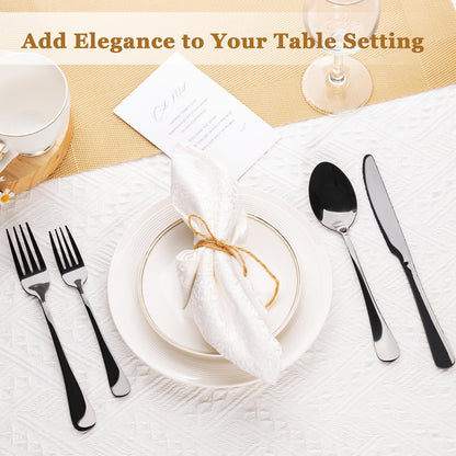 Astercook 24-Piece Stainless Steel Flatware Set
