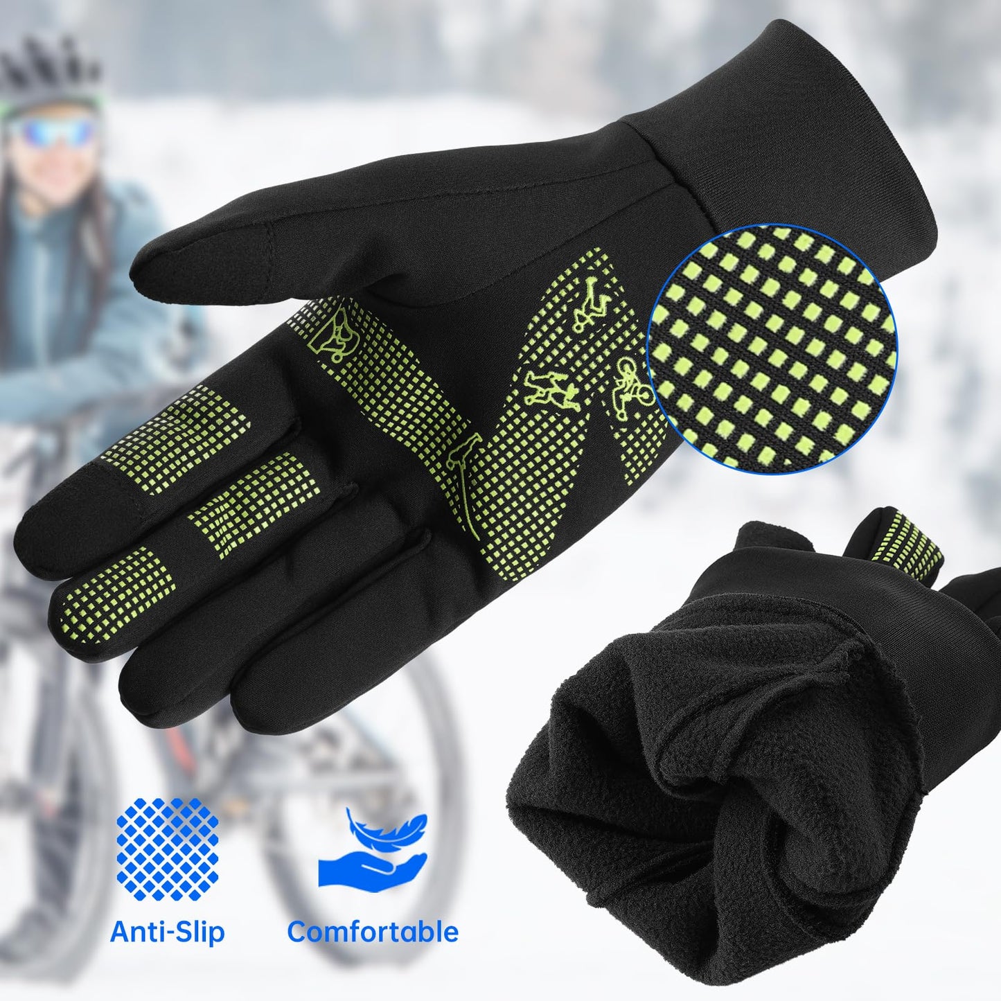 BESSTEVEN Thermal Touch Screen Winter Gloves