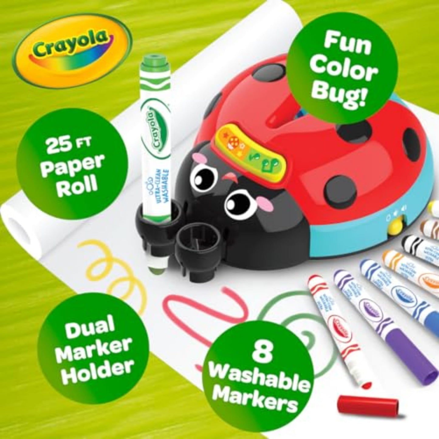 Crayola Musical Color Bug Toddler Sensory Toy