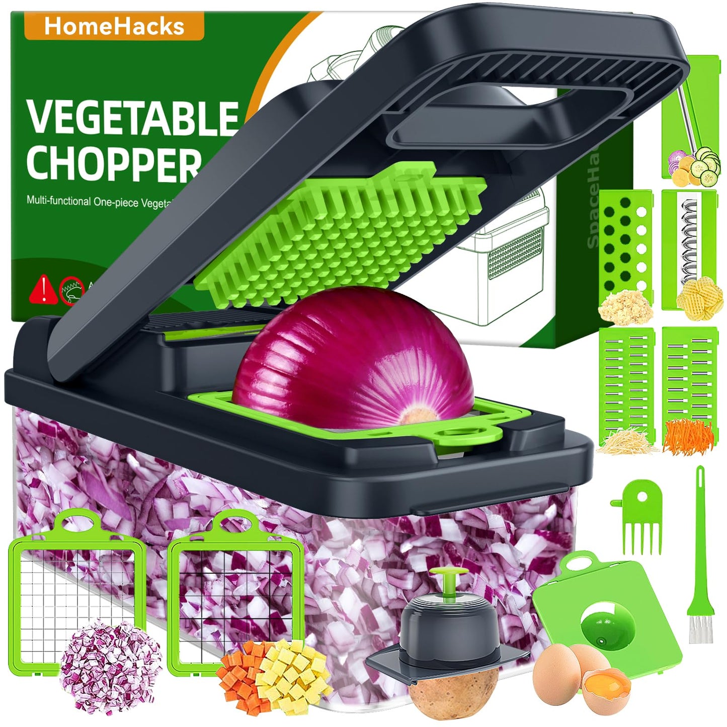 Vegetable Chopper 12-in-1 Kitchen Gadget
