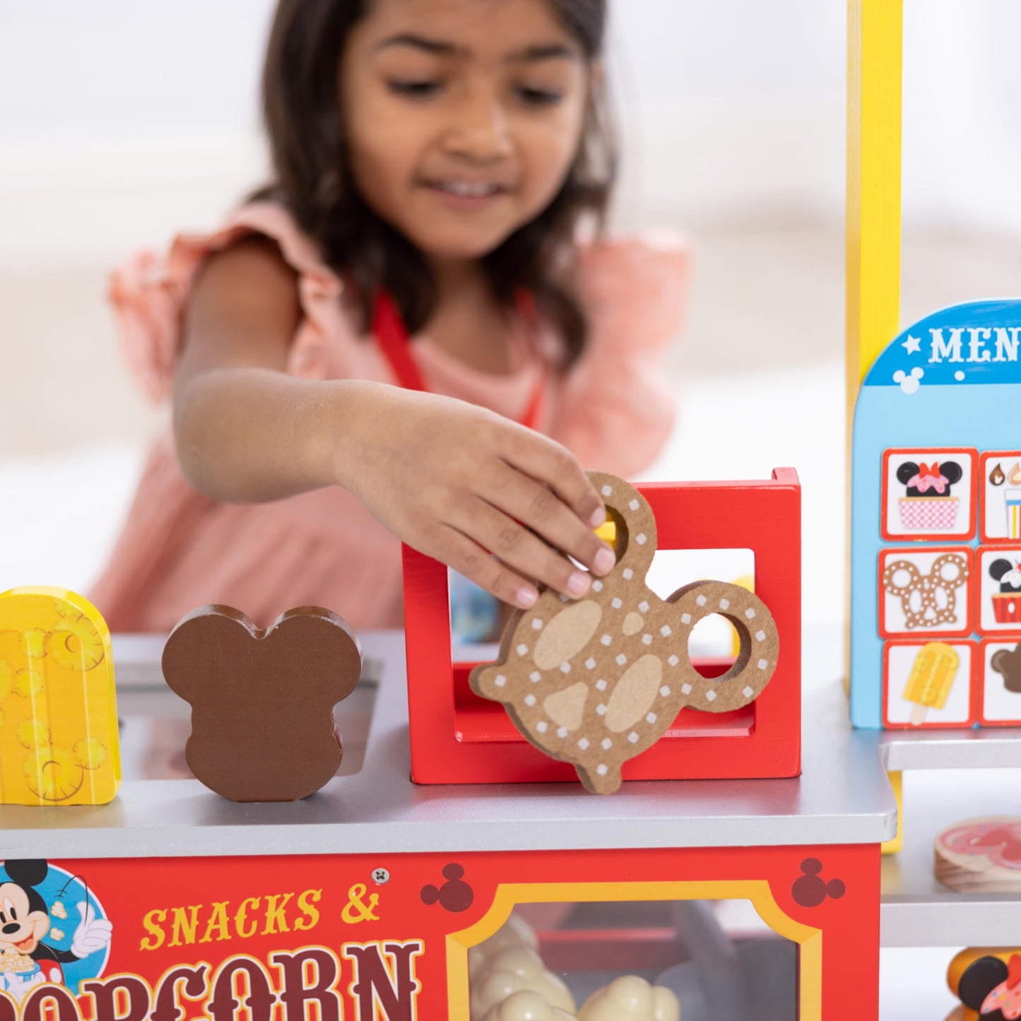 Melissa & Doug Wooden Pretend Food Counter Set