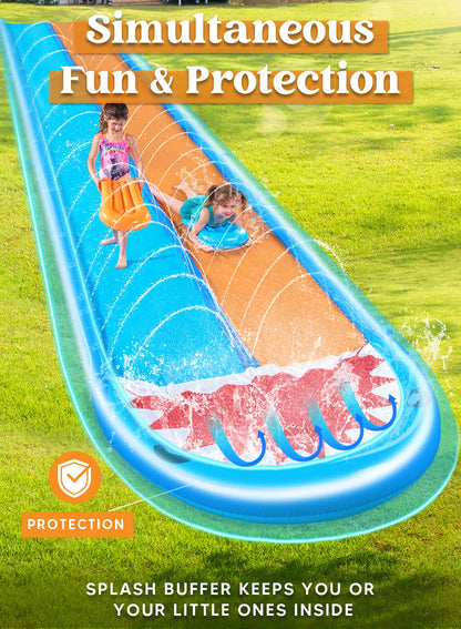 22.5ft Water Slide with Inflatable Boards