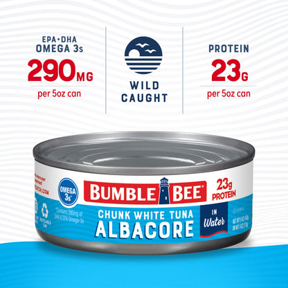 Bumble Bee Albacore Tuna in Water, 5 oz Can