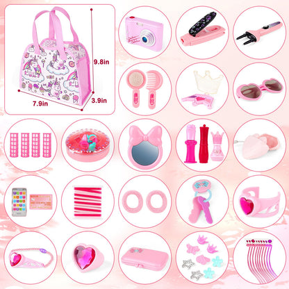 34PCS Kids Beauty Salon Toy Kit