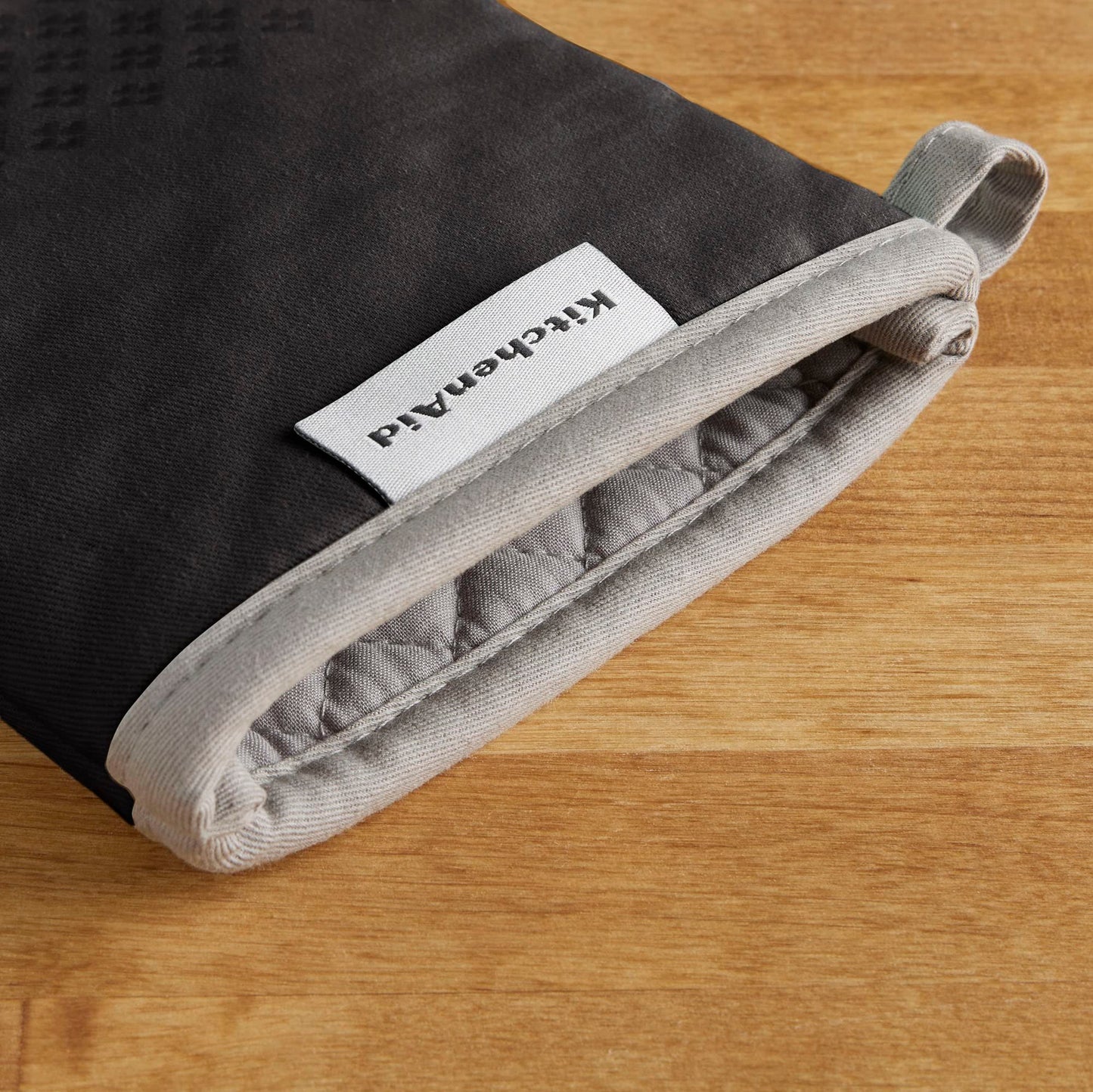 KitchenAid Black Oven Mitt Set, 2-Piece