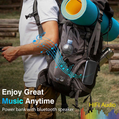 AFK Portable Charger with Bluetooth Speaker 22.5W