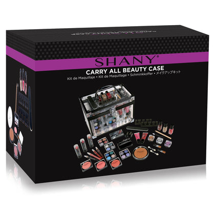 SHANY Makeup Train Case with Eye Palettes & Brushes