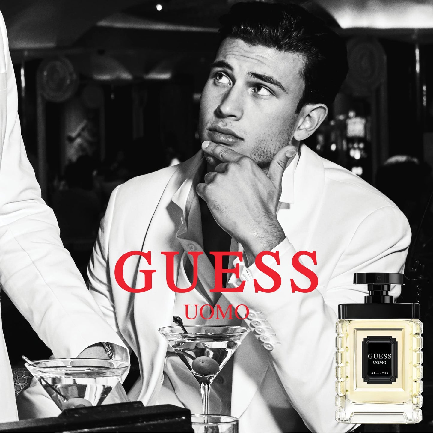 GUESS UOMO Eau de Toilette, 1.0 Fl Oz (Pack of 2)
