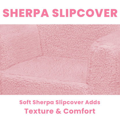 Cozee Sherpa Chair by Delta Children