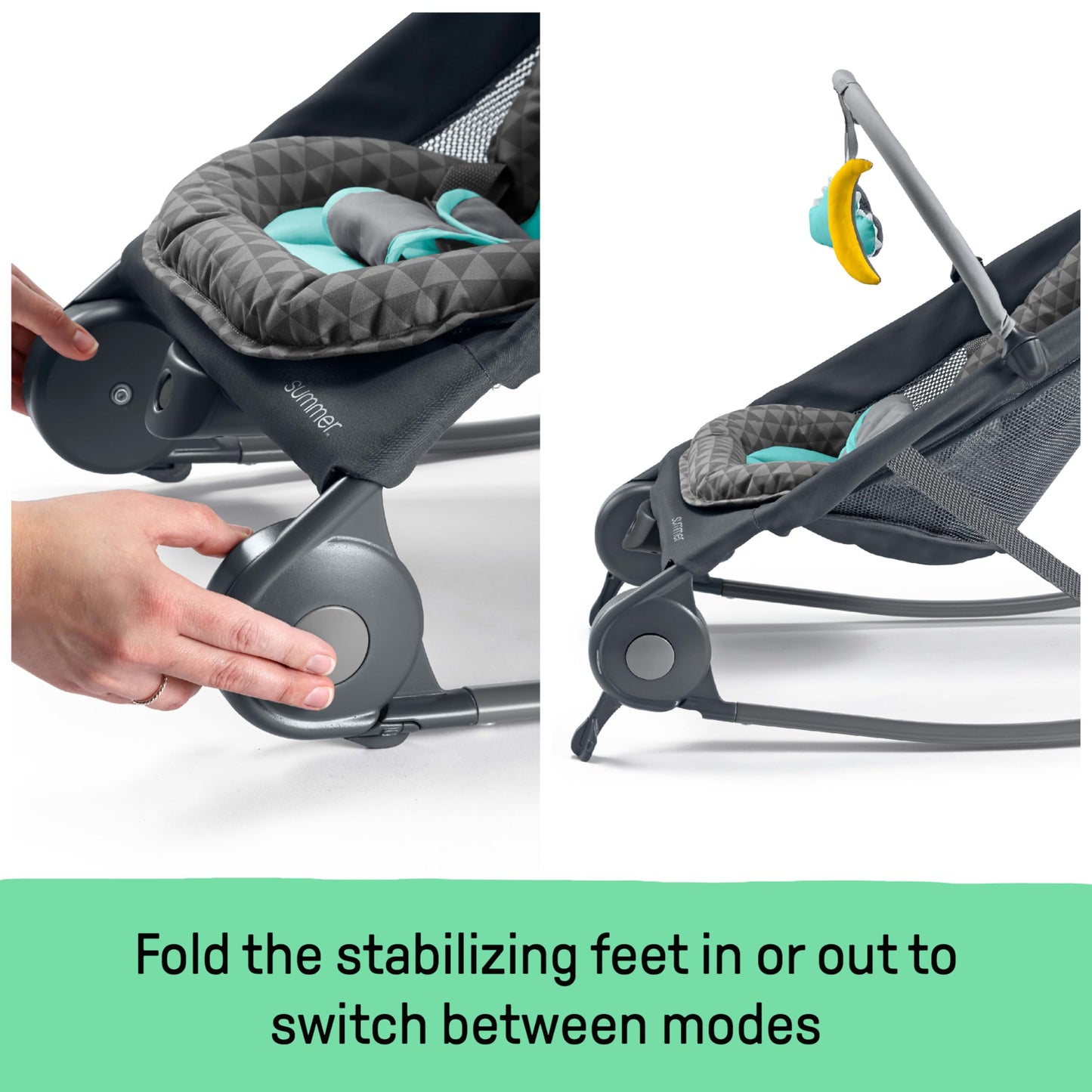Summer Infant 2-in-1 Bouncer and Rocker Duo