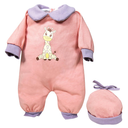 15" Baby Doll Set with Teddy Bear & Accessories