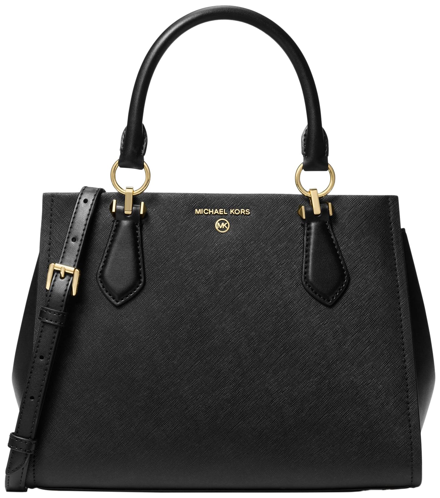 Michael Kors Medium Satchel with Gold-Tone Hardware
